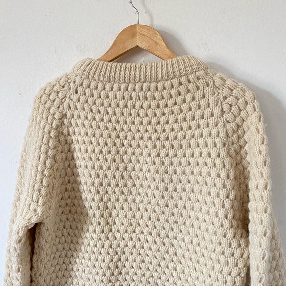 Vintage Wool Fishermans Sweater Whaler Sportswear England Abercrombie & Fitch - Picture 6 of 13